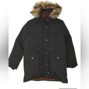 Kate Kasin Women’s Black Winter Parka - Size Medium -  NWT